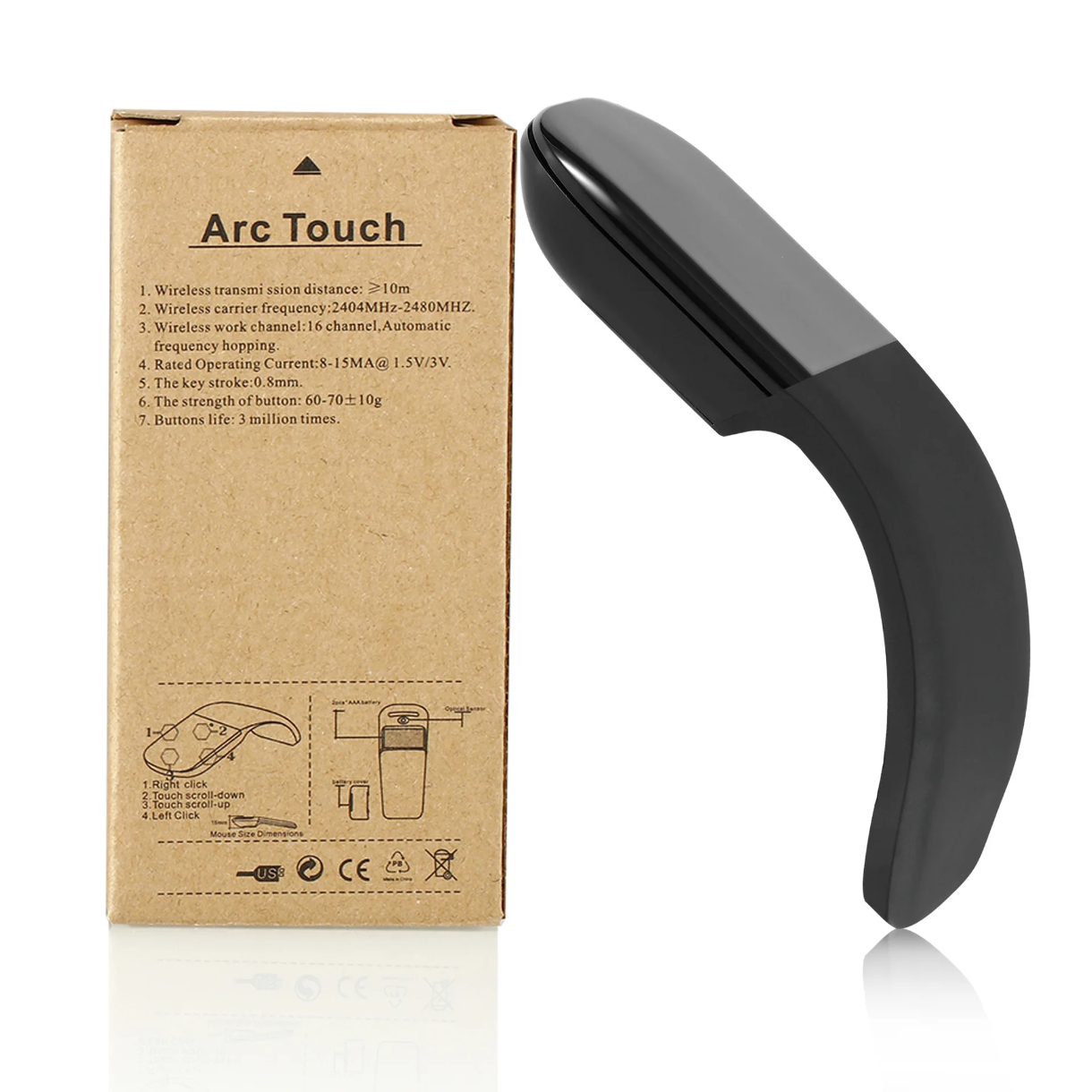Foldable Wireless Computer Mouse